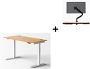 Meri Standing Desk + gratis monitorarm 